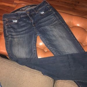 American Eagle dark wash Kick Boot Jeans